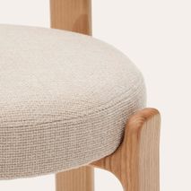 Eetkamerstoel 4 poten GRANITE - Beige/Naturel KAV C0100210CC12