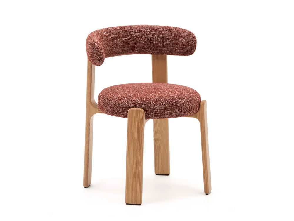 Eetkamerstoel 4 poten GRANITE - Beige/Naturel KAV C0100210CC86