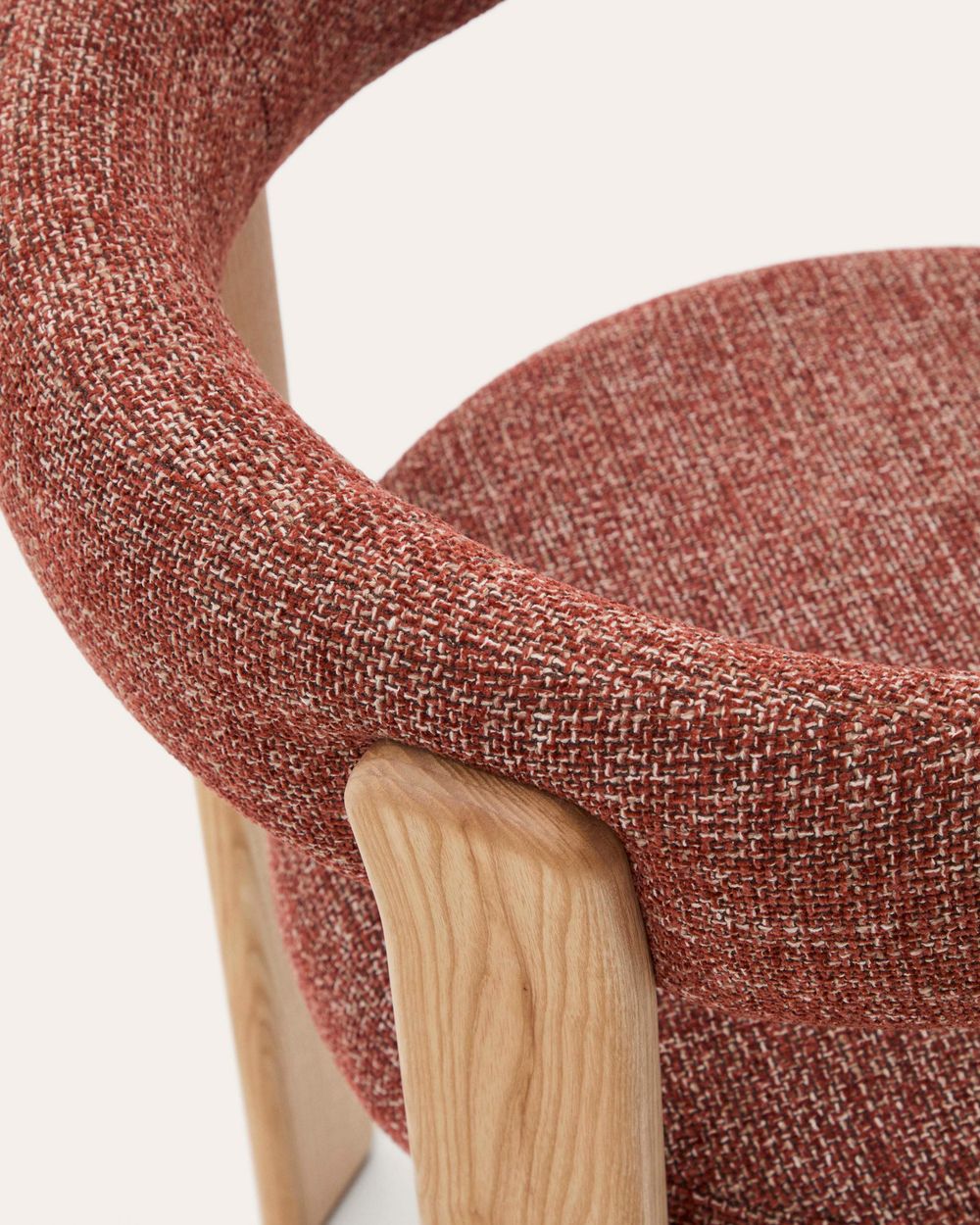 Eetkamerstoel 4 poten GRANITE - Beige/Naturel KAV C0100210CC86