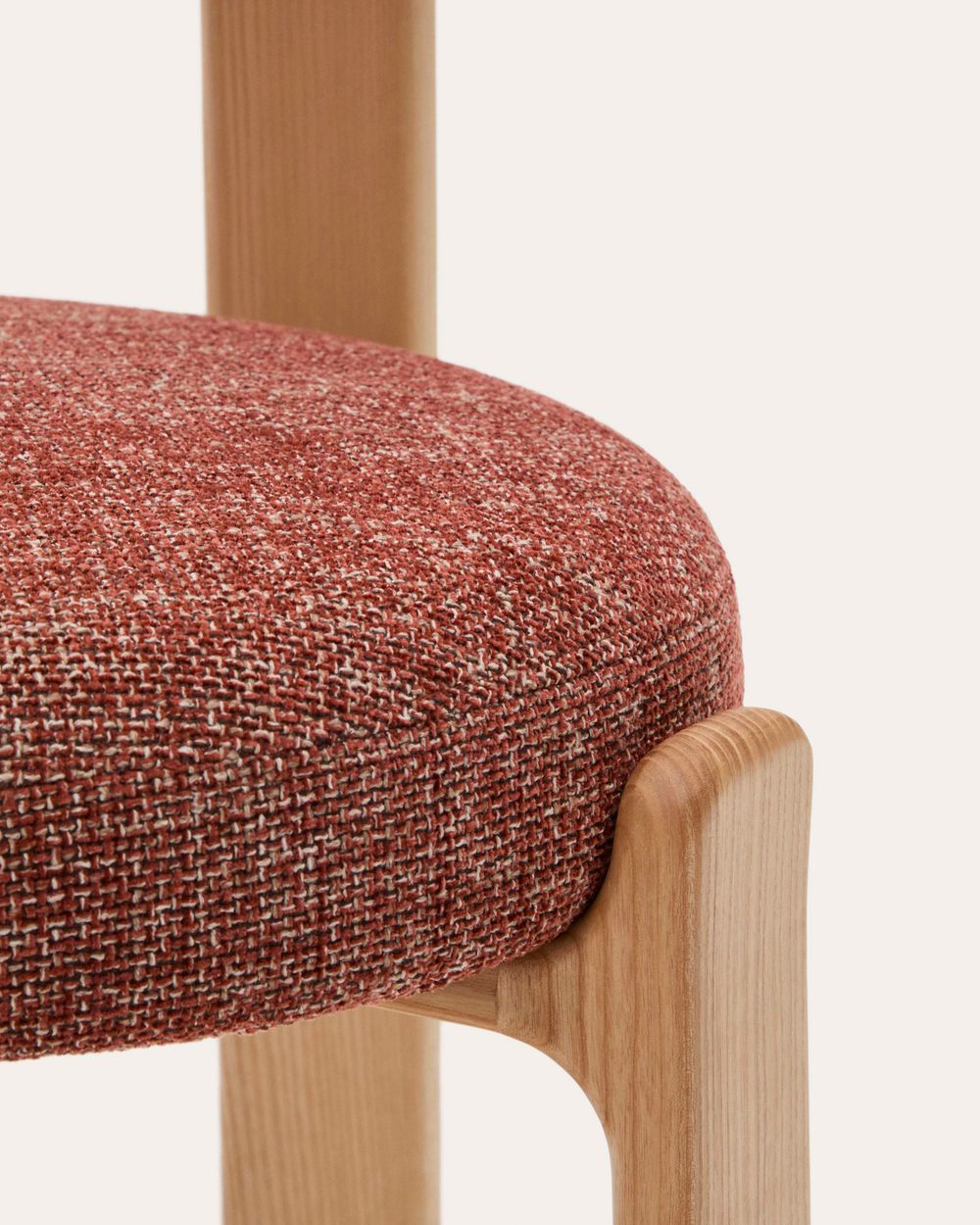 Eetkamerstoel 4 poten GRANITE - Beige/Naturel KAV C0100210CC86