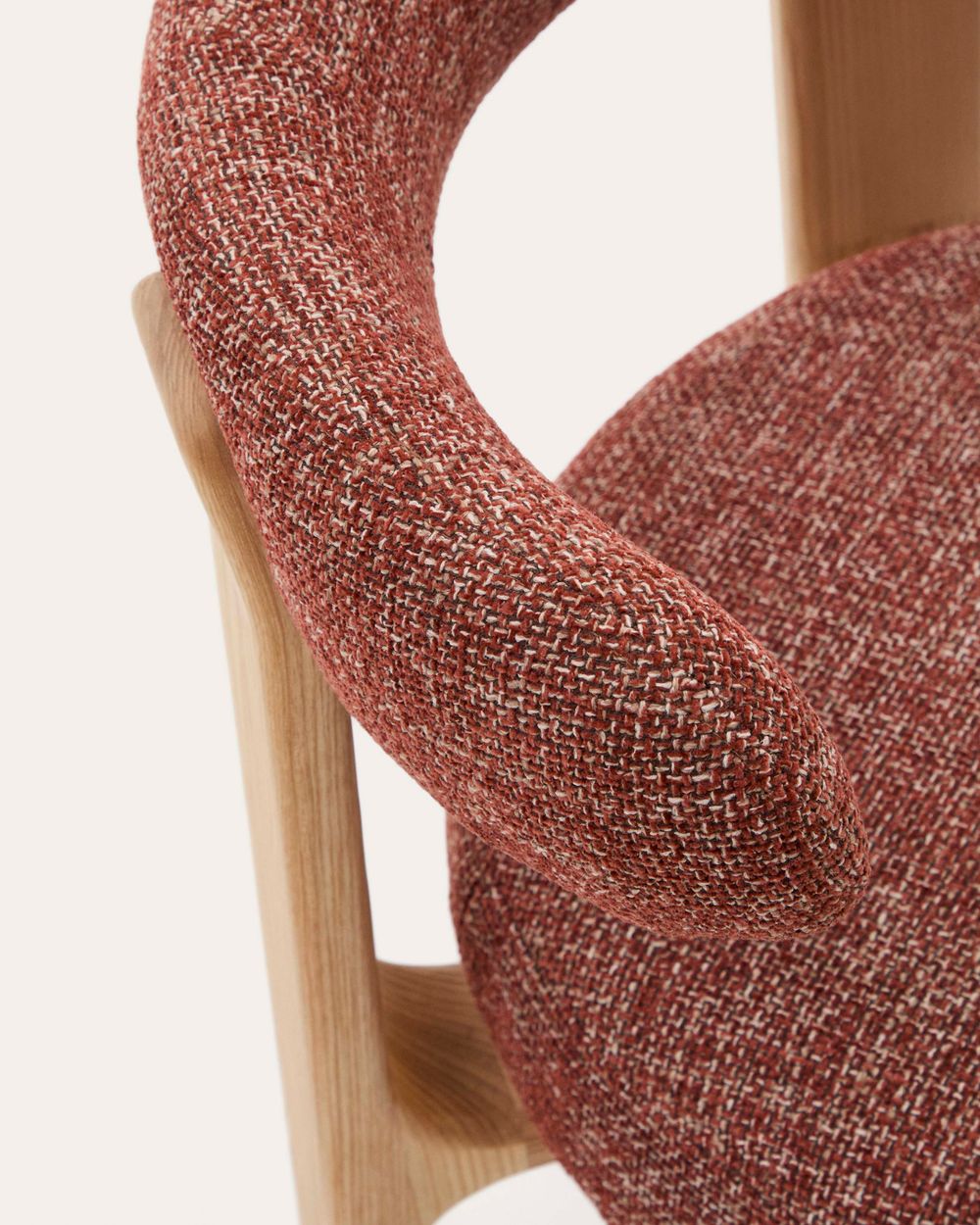 Eetkamerstoel 4 poten GRANITE - Beige/Naturel KAV C0100210CC86