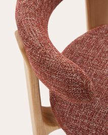 Eetkamerstoel 4 poten GRANITE - Beige/Naturel KAV C0100210CC86