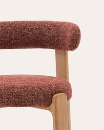 Eetkamerstoel 4 poten GRANITE - Beige/Naturel KAV C0100210CC86