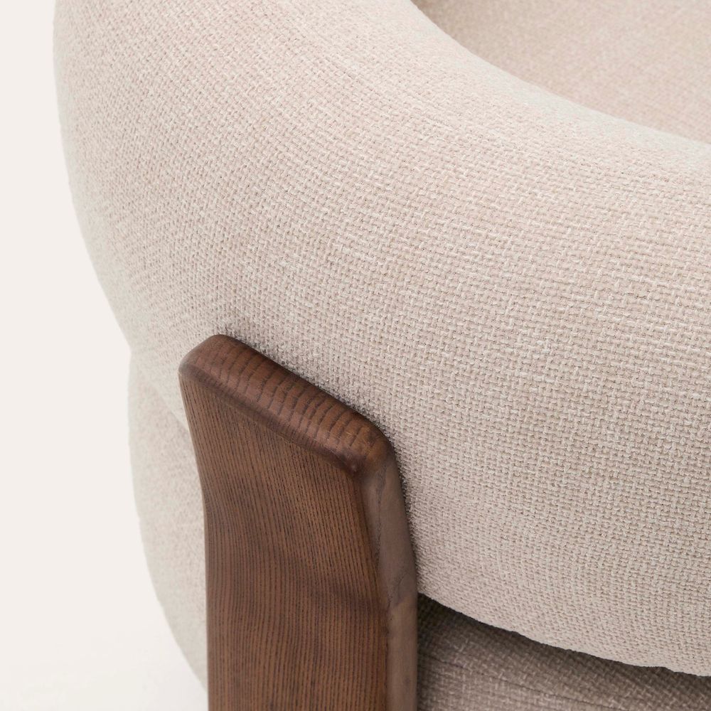 Fauteuil GRANITE - Groen/Walnoot KAV S0900076CC12