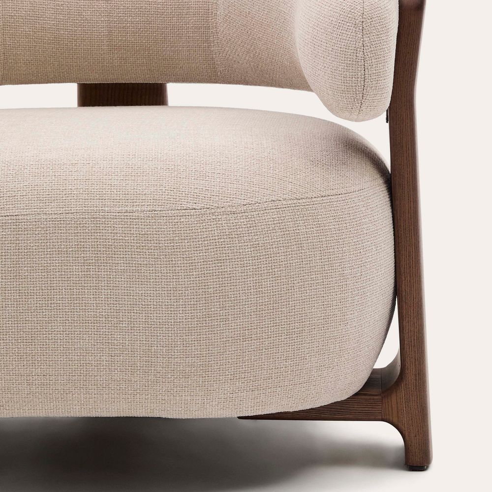 Fauteuil GRANITE - Groen/Walnoot KAV S0900076CC12