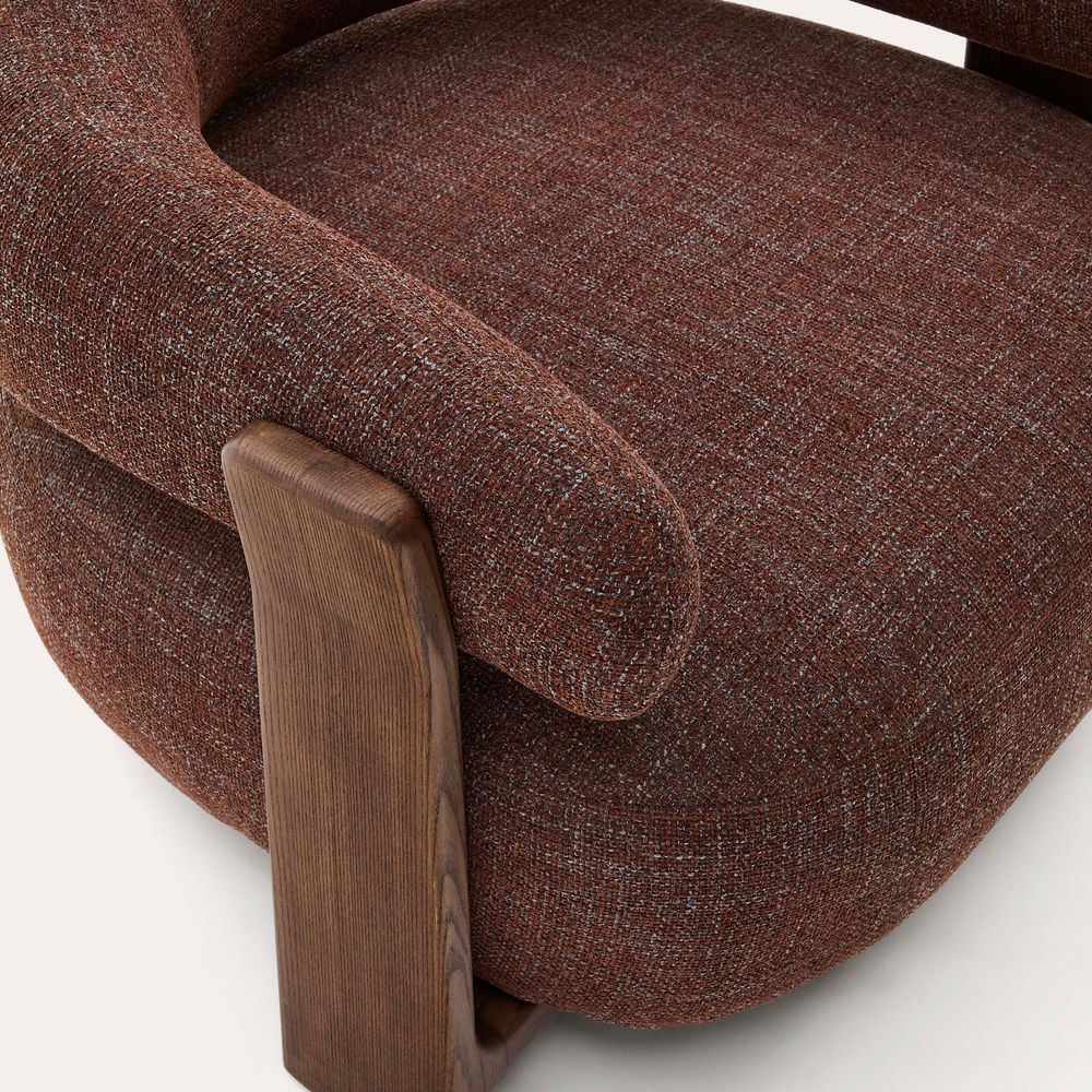 Fauteuil GRANITE - Beige/Walnoot KAV S0900076CC34