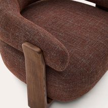 Fauteuil GRANITE - Beige/Walnoot KAV S0900076CC34