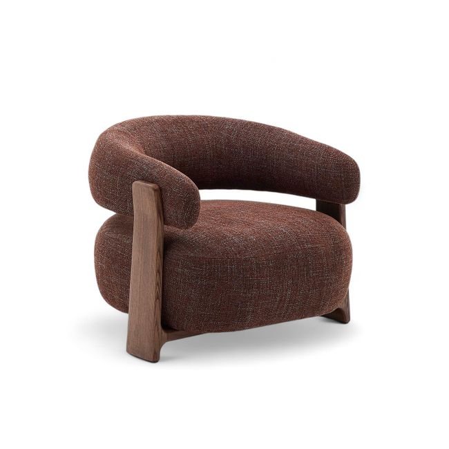 Fauteuil GRANITE - Bruin/Walnoot