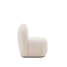 Kinderstoel BUCKY - Wit bouclé KAV K0200033HI39