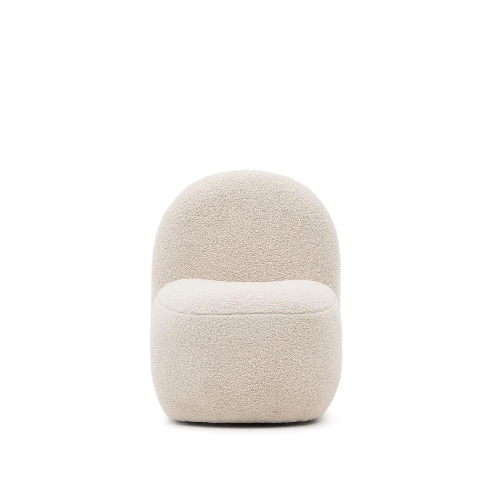 Kinderstoel BUCKY - Wit bouclé KAV K0200033HI39
