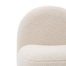 Kinderstoel BUCKY - Wit bouclé KAV K0200033HI39