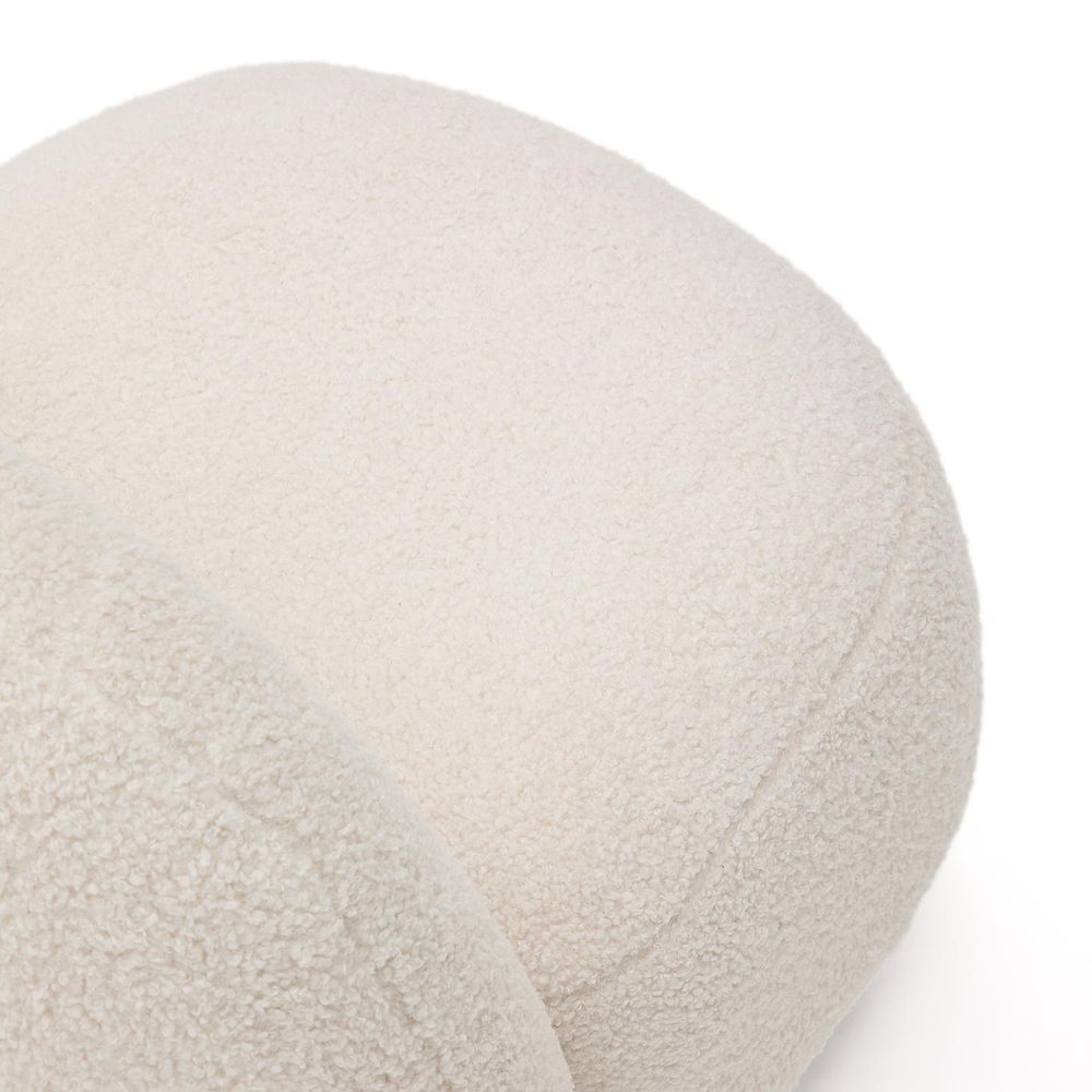 Kinderstoel BUCKY - Wit bouclé KAV K0200033HI39