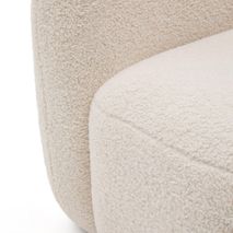 Kinderstoel BUCKY - Wit bouclé KAV K0200033HI39