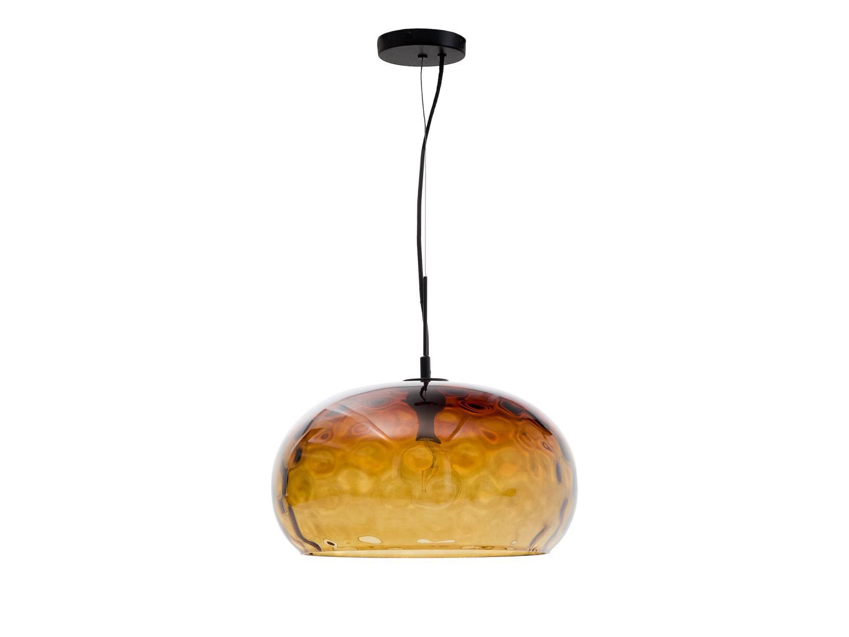 Hanglamp BALMA - Bruin glas