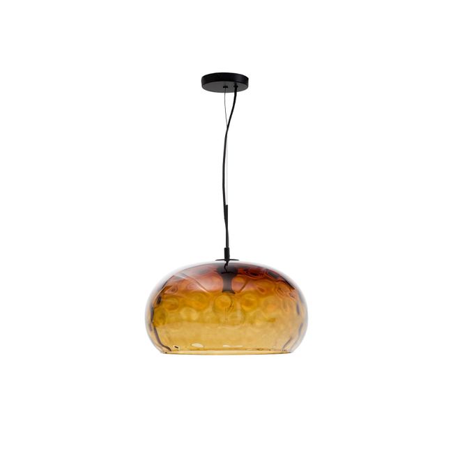 Hanglamp BALMA - Bruin glas