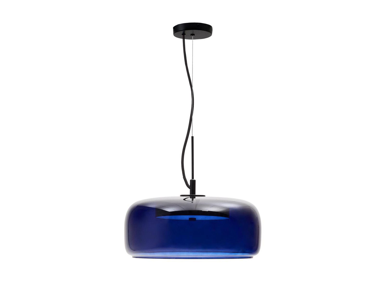 Hanglamp REIG - Blauw glas