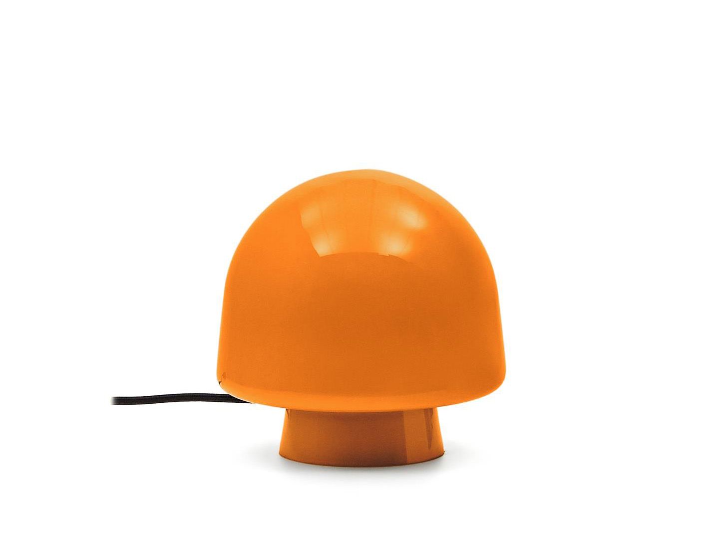 Tafellamp REIG - Oranje glas