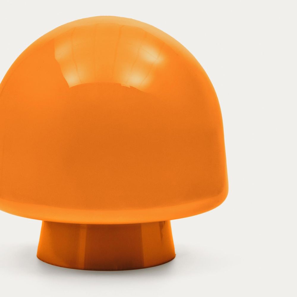 Tafellamp REIG - Oranje glas KAV L0300101CC13