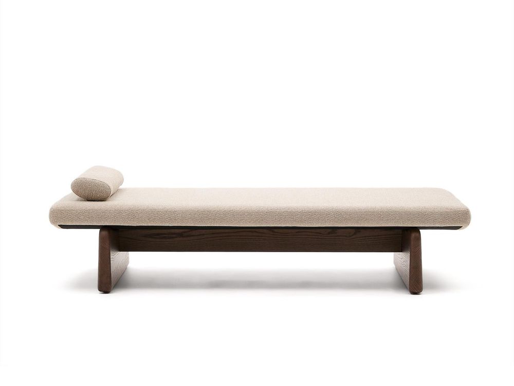 Divan TOPAZ - Beige/Walnoot KAV N00003NI12