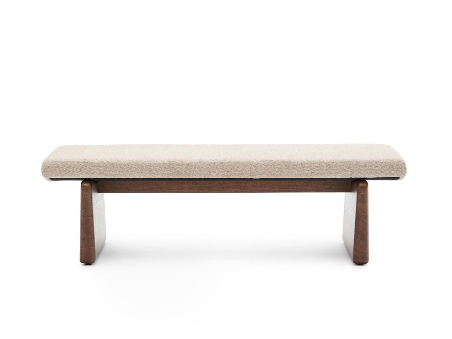 Zitbank TOPAZ - Beige/Walnoot KAV C06012NI12