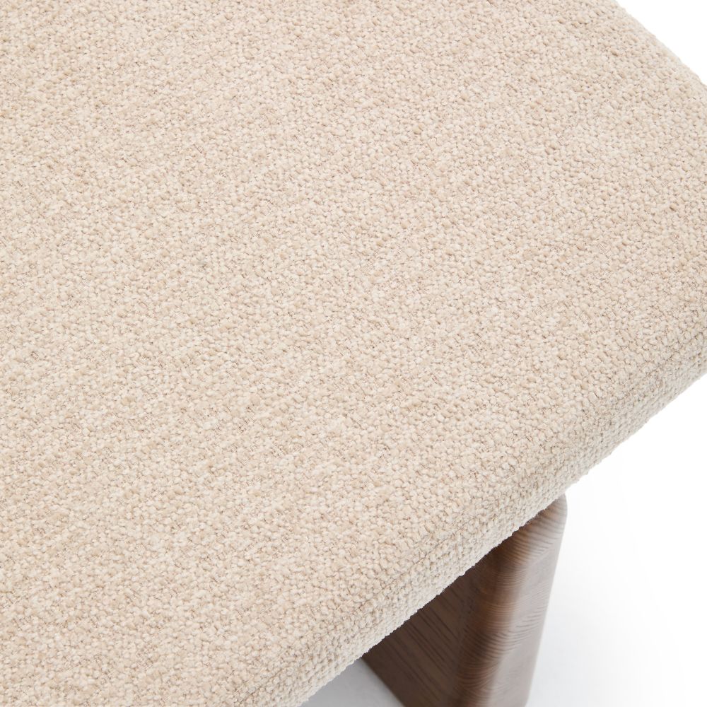 Zitbank TOPAZ - Beige/Walnoot KAV C06012NI12