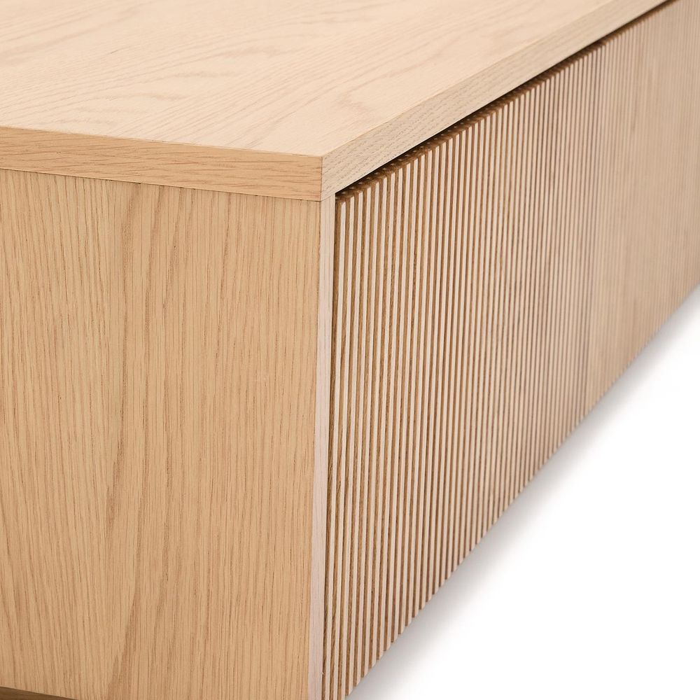 Tv-meubel HELVINE - Eikenfineer KAV M1000032MM40