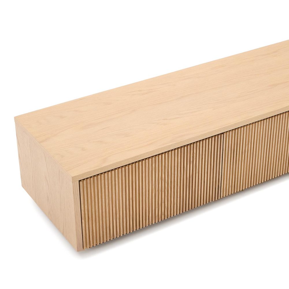 Tv-meubel HELVINE - Eikenfineer KAV M1000032MM40