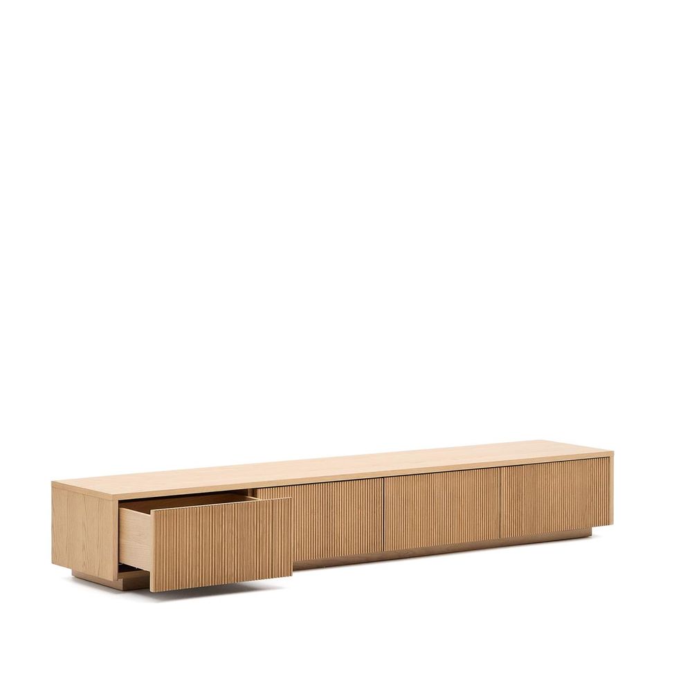 Tv-meubel HELVINE - Eikenfineer KAV M1000032MM40