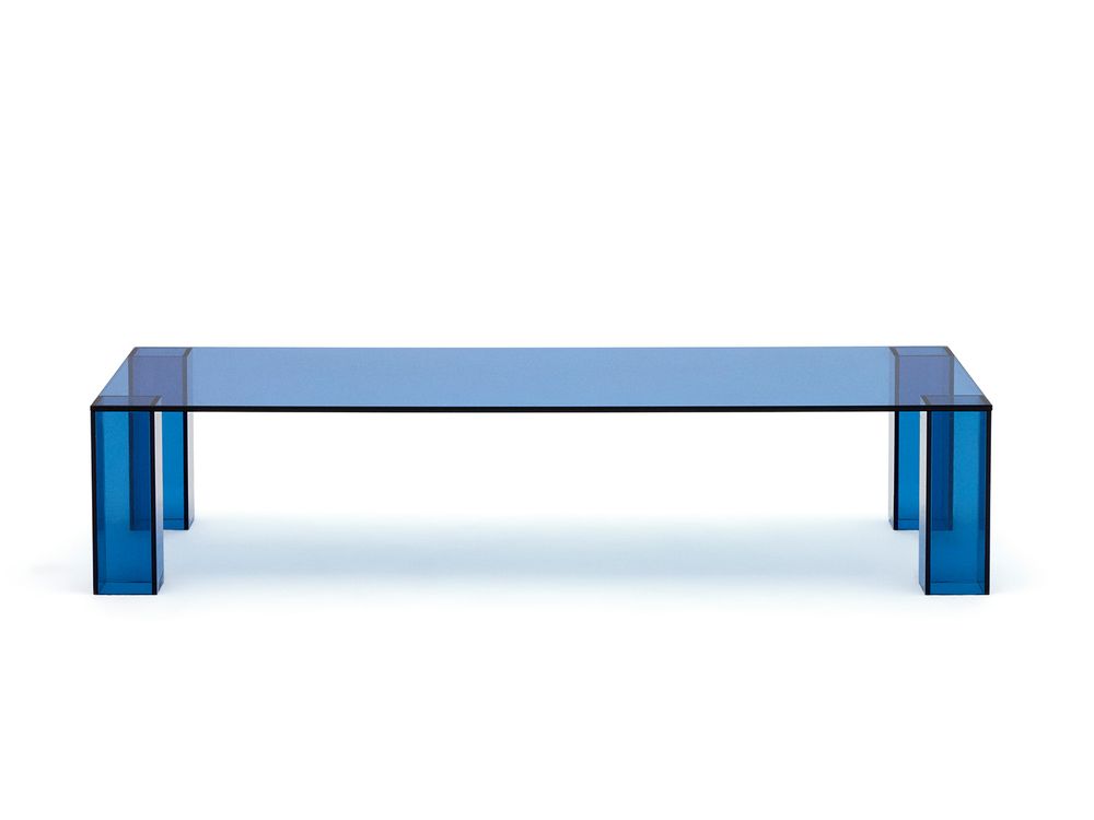 Salontafel ADULARIA - Donkergrijs glas KAV T0600053CC26