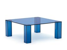 Salontafel ADULARIA - Donkergrijs glas KAV T0600054CC26