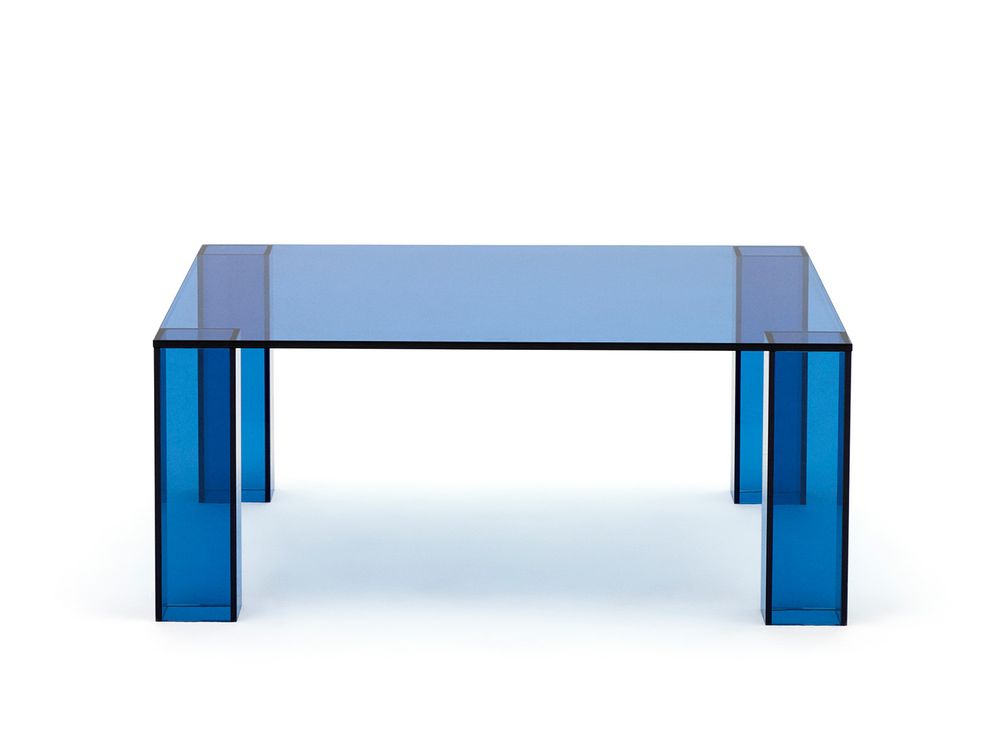Salontafel ADULARIA - Donkergrijs glas KAV T0600054CC26
