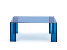 Salontafel ADULARIA - Donkergrijs glas KAV T0600054CC26