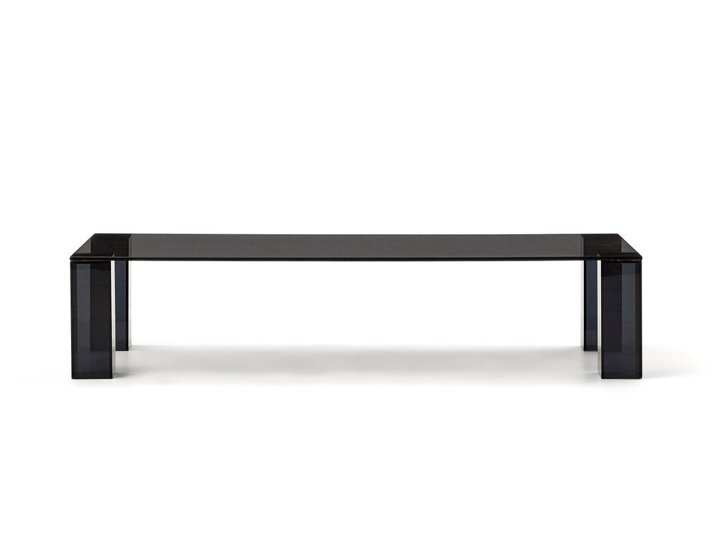 Salontafel ADULARIA - Blauw glas KAV T0600053CC03