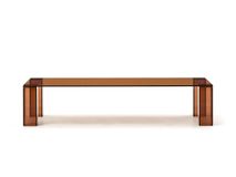 Salontafel ADULARIA - Blauw glas KAV T0600053CC10