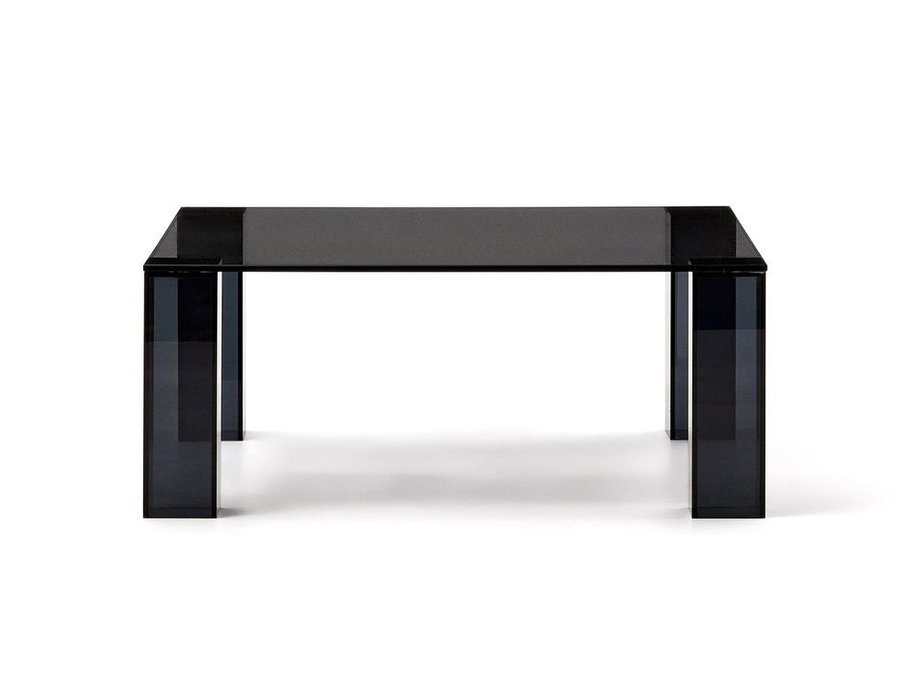 Salontafel ADULARIA - Donkergrijs glas KAV T0600054CC03