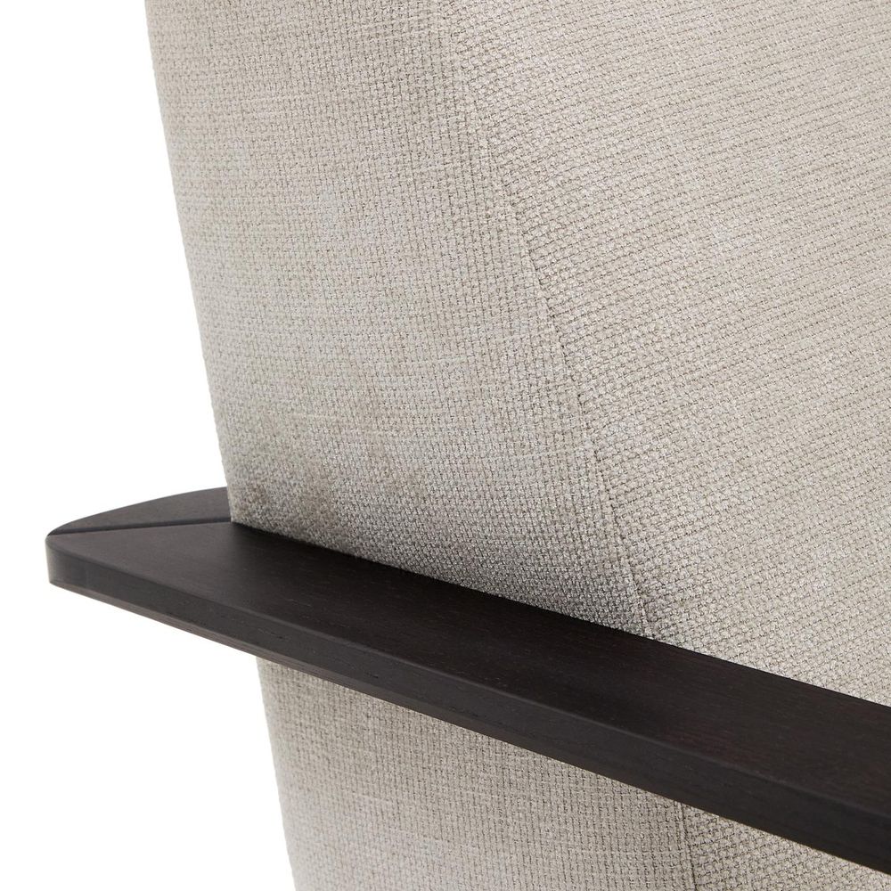 Fauteuil MEGHAN - Parelkleurig chenille KAV S51611TB12