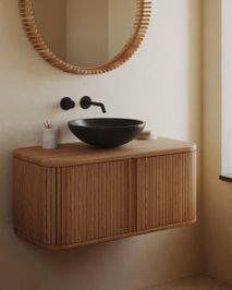 Badkamermeubel MAILEN - Naturel essenfineer KAV M0500007MM50