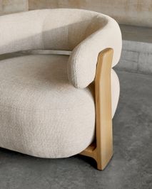 Fauteuil GRANITE - Terracotta/Naturel KAV S0900075CC12