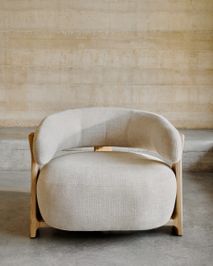 Fauteuil GRANITE - Terracotta/Naturel KAV S0900075CC12