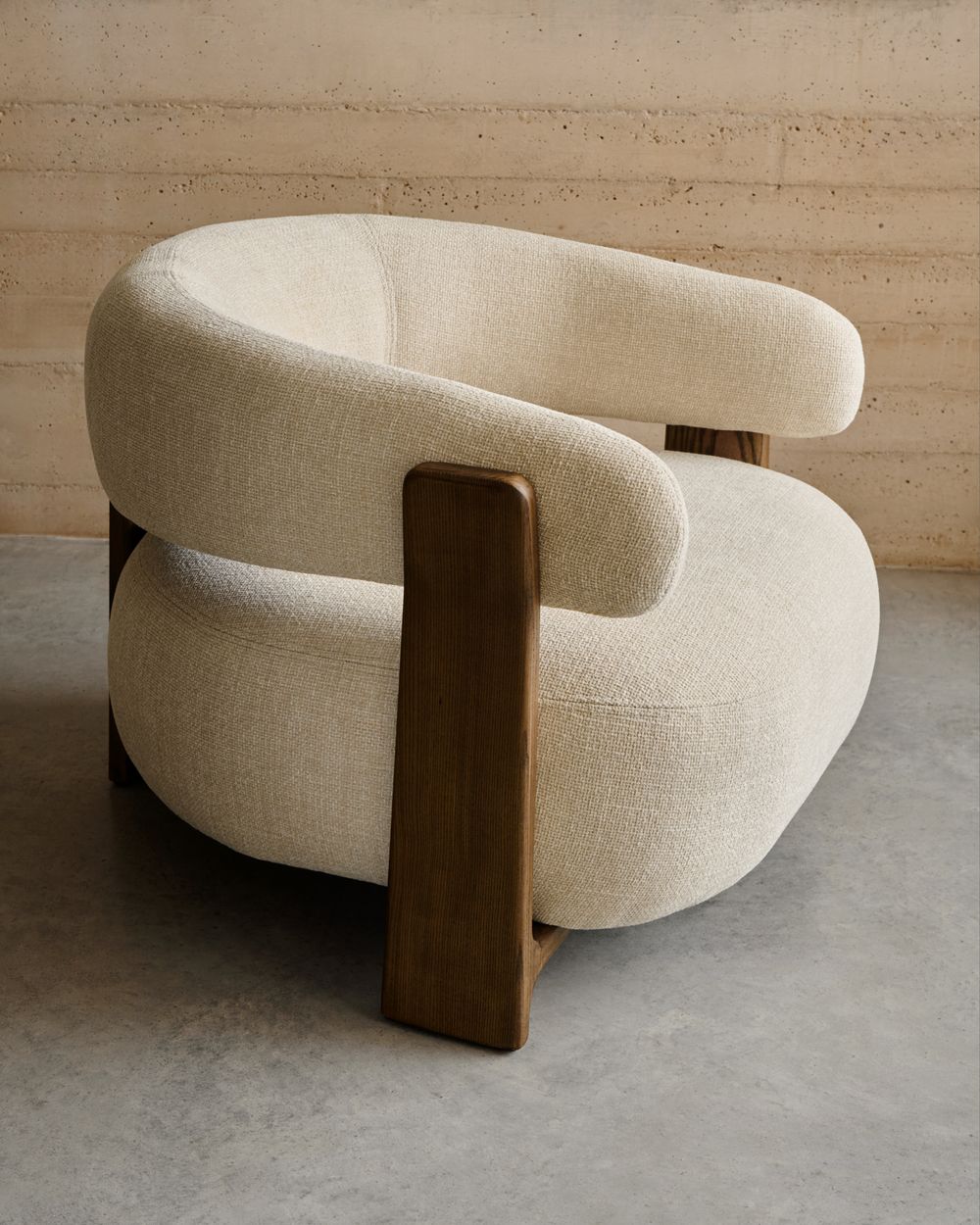 Fauteuil GRANITE - Groen/Walnoot KAV S0900076CC12