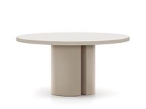 Ronde tafel NEALY - Ecru gelakt KAV T0300050LL05