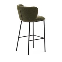 Barstoel CISELIA - Groen Schapenvacht KAV C0600065JJ06