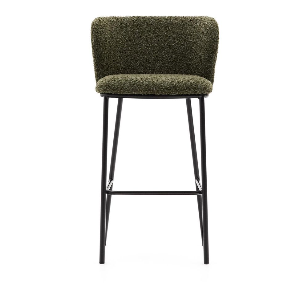 Barstoel CISELIA - Groen Schapenvacht KAV C0600065JJ06