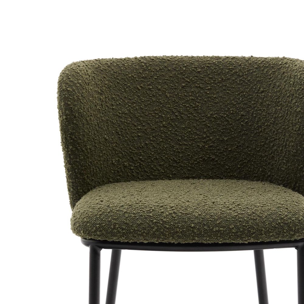 Barstoel CISELIA - Groen Schapenvacht KAV C0600065JJ06