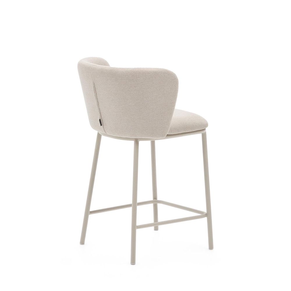 Barstoel CISELIA - Beige Chenille KAV C06013KY12