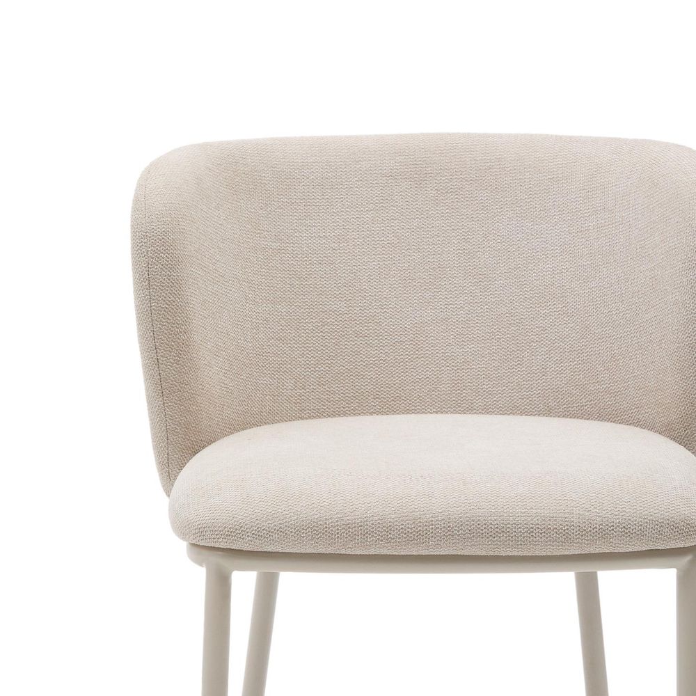 Barstoel CISELIA - Beige Chenille KAV C06013KY12