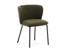 Eetkamerstoel CISELIA - Groen Schapenvacht KAV C0100188JJ06