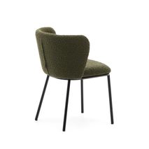 Eetkamerstoel CISELIA - Groen Schapenvacht KAV C0100188JJ06