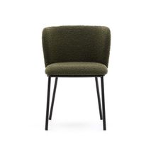 Eetkamerstoel CISELIA - Groen Schapenvacht KAV C0100188JJ06