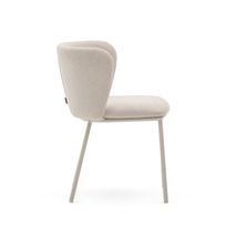 Eetkamerstoel CISELIA - Beige Chenille KAV C0100194KY12